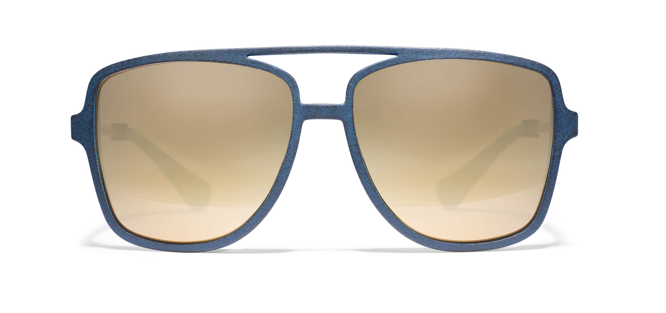 | Deep Sea Blue Matte Gold / Brown Polarized w/Light Bronze Mirror