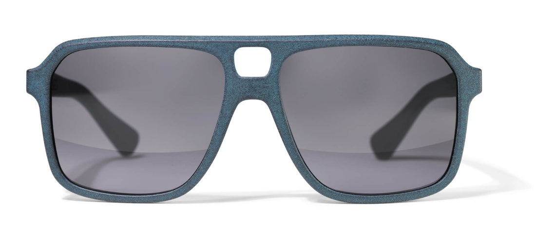 deep sea blue / grey polarized