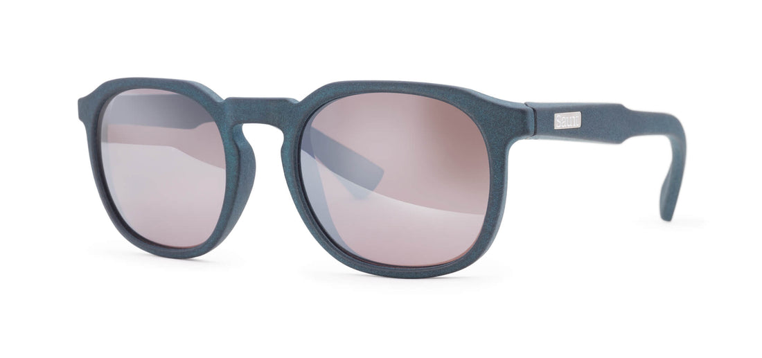 deep sea blue / rose polarized w/light silver mirror