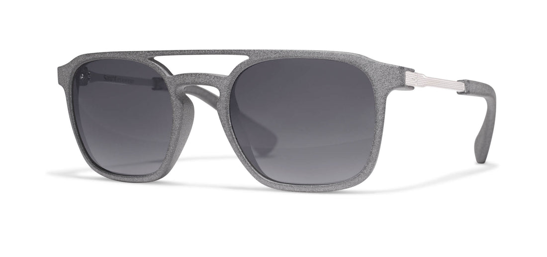 slate matte silver / grey polarized