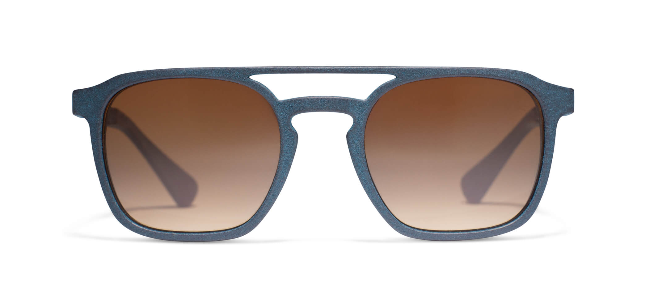 | Deep Sea Blue Matte Silver / Brown Gradient Polarized