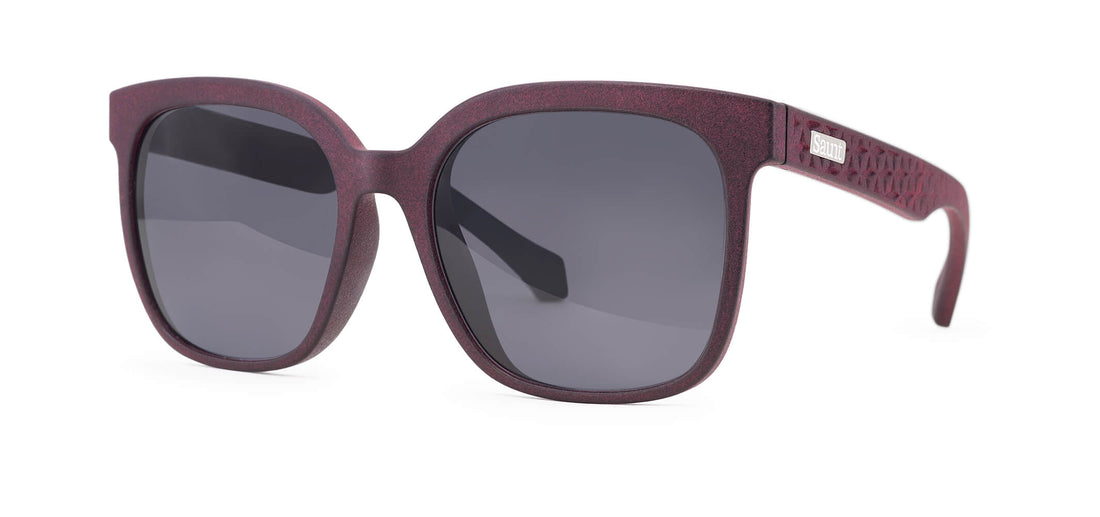 cranberry / grey polarized