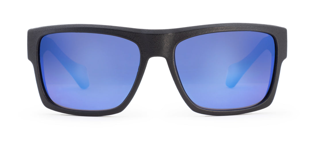 graphite / grey polarized w/blue mirror