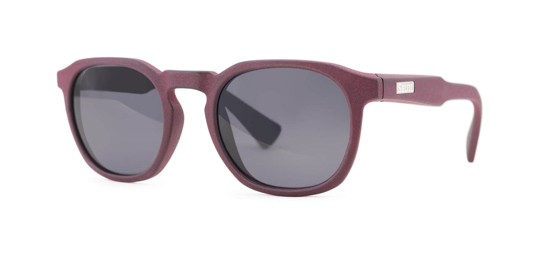 cranberry / grey polarized