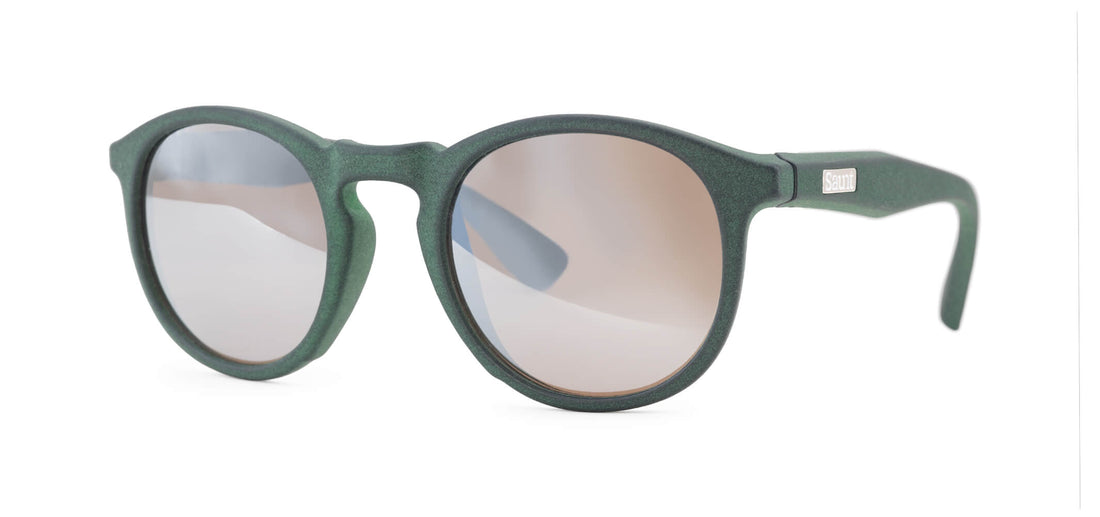 sea green / brown polarized w/light silver mirror