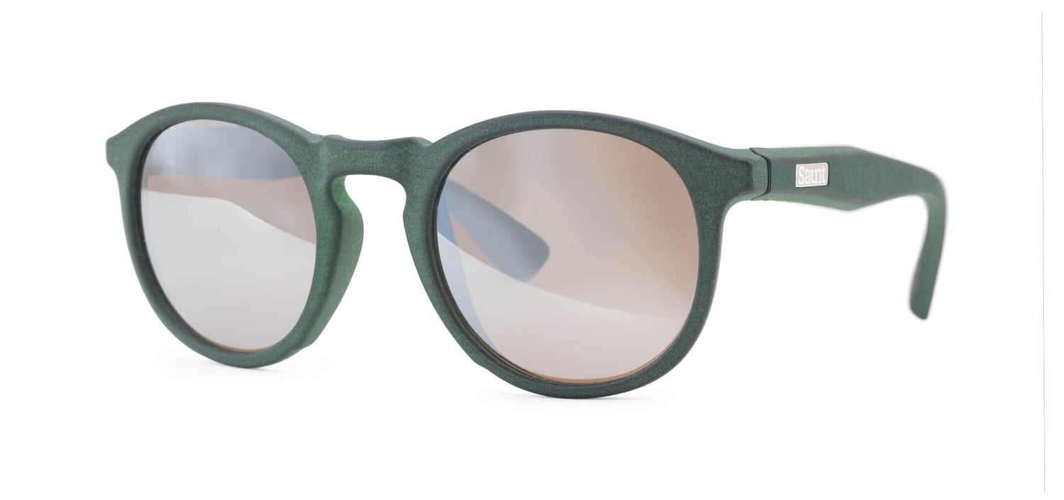 | Sea Green / Brown Polarized w/Light Silver Mirror