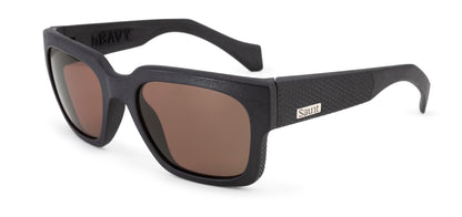 hEAVY Sunglass SauntEyewear.com | Graphite / Brown Polarized