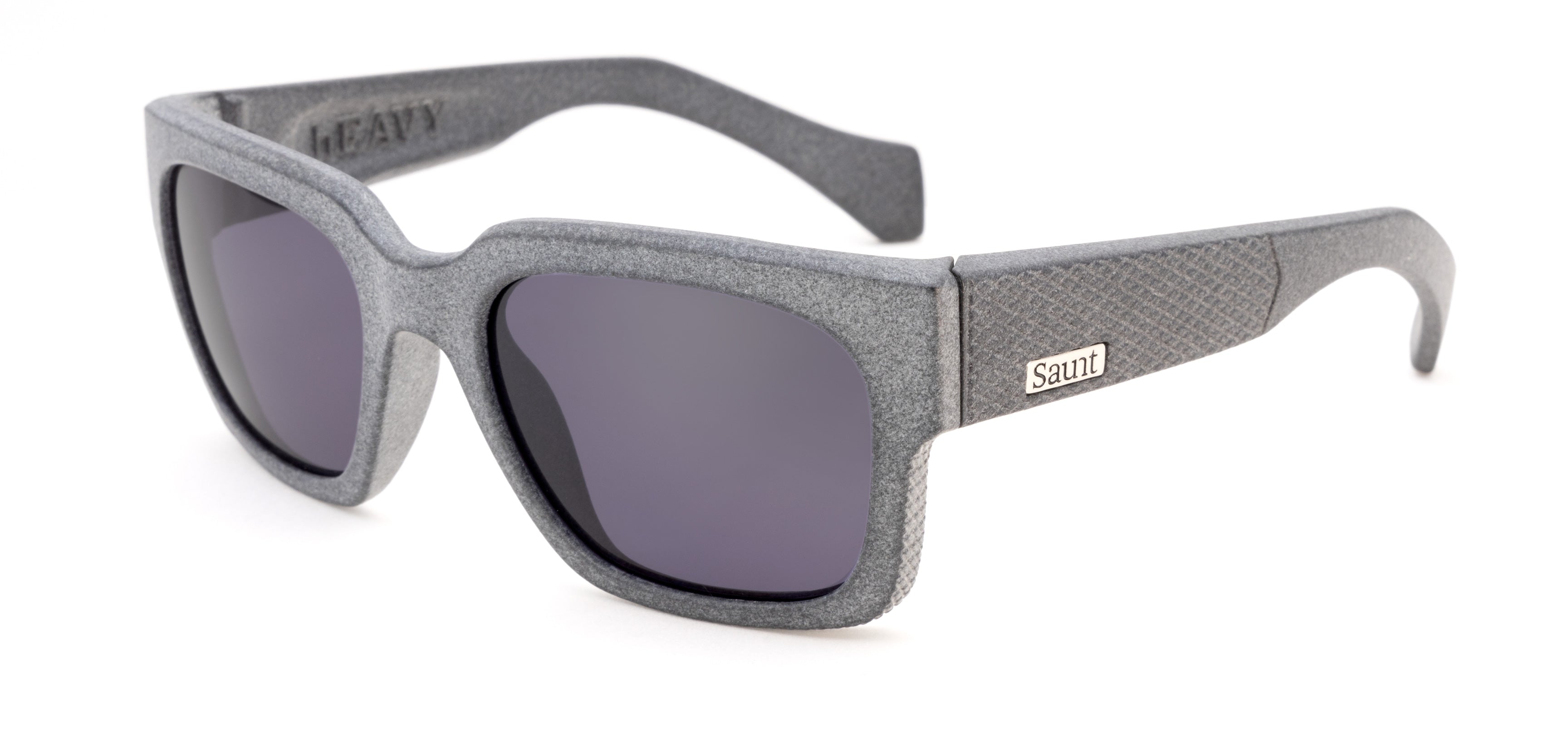 hEAVY Sunglass SauntEyewear.com | Slate / Grey Polarized